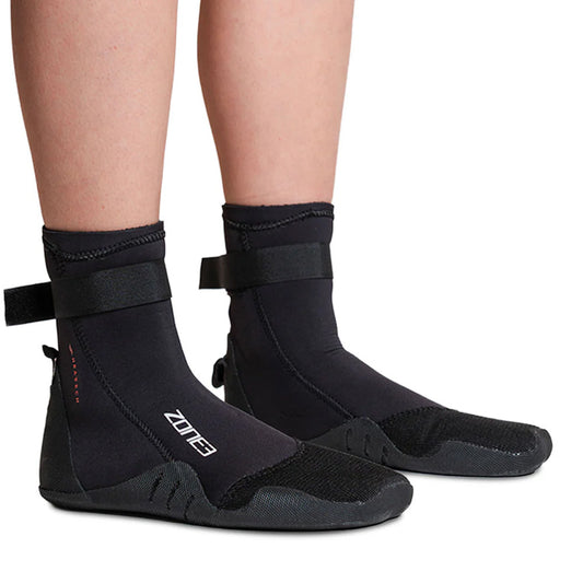 Zone3 Heat-Tech Dura Neoprene Swim Boots Black