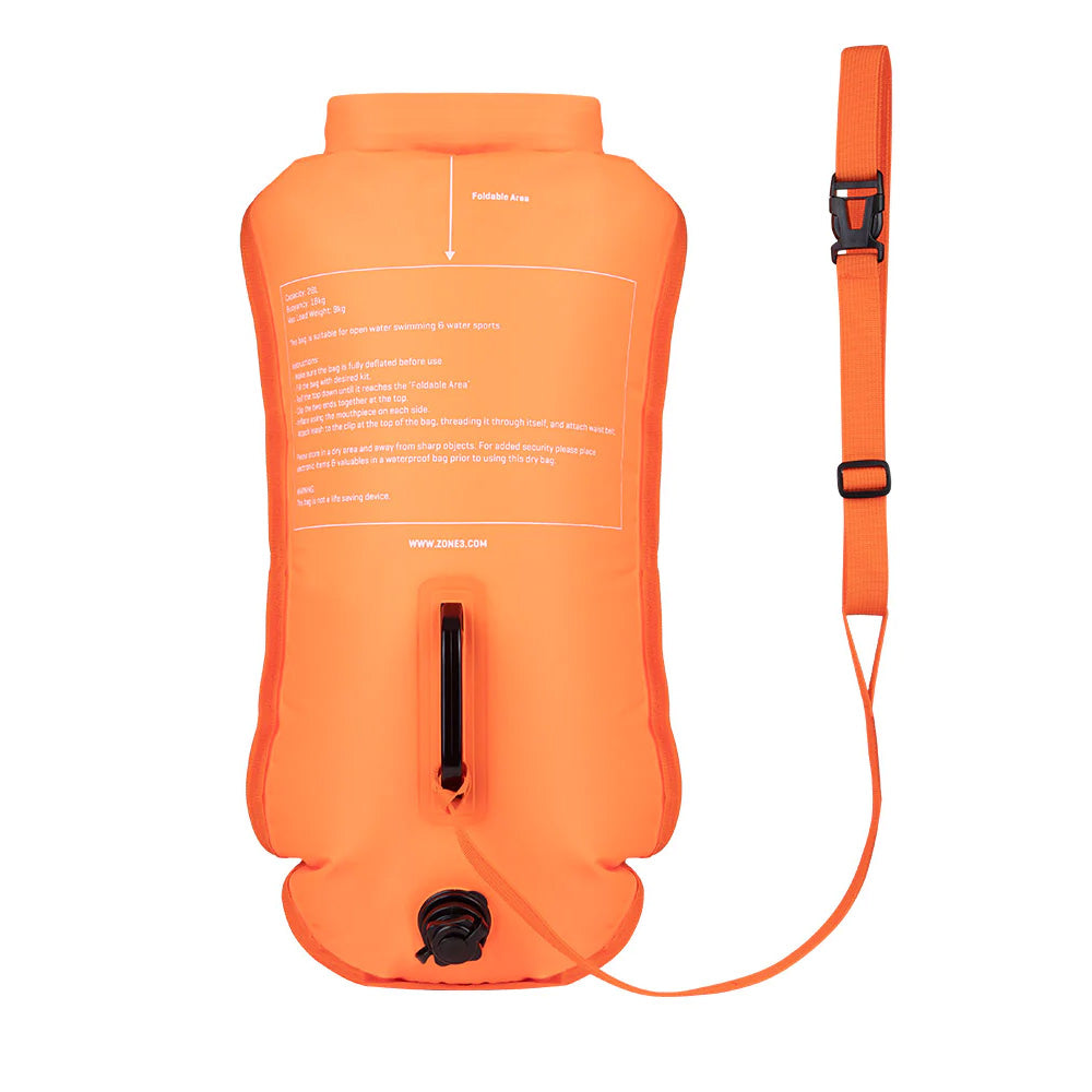 Zone3 Recycled Swim Safety Buoy Dry Bag 28L